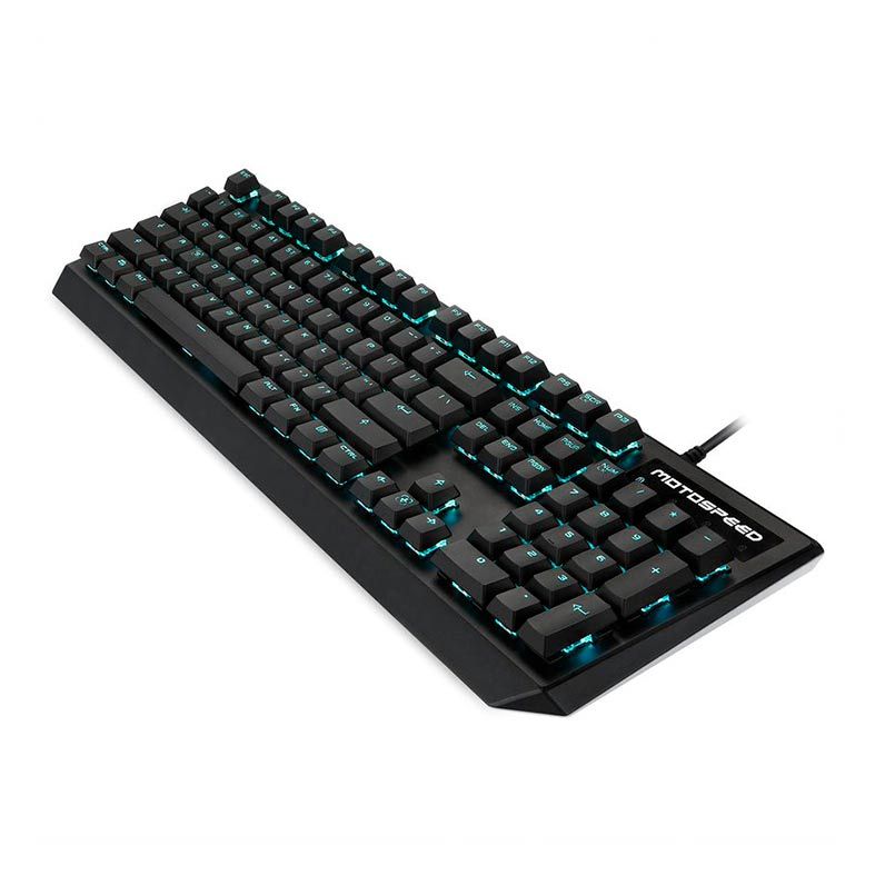 Teclado Mecanico Motospeed CK95 Preto Switch Azul Led Azul, FMSTC0029AZL
