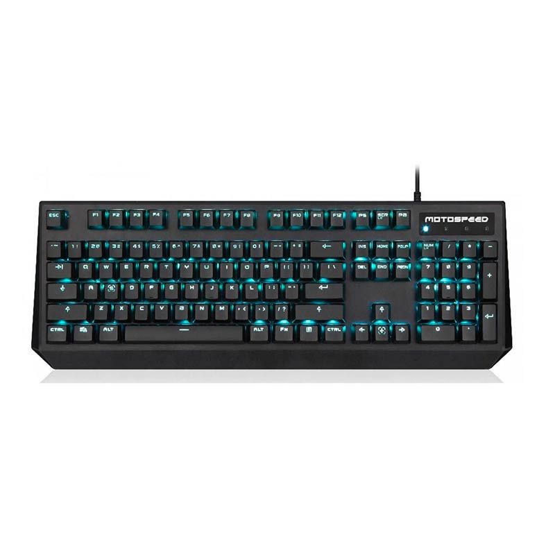 Teclado Mecanico Motospeed CK95 Preto Switch Brown Led Azul, FMSTC0031MRM