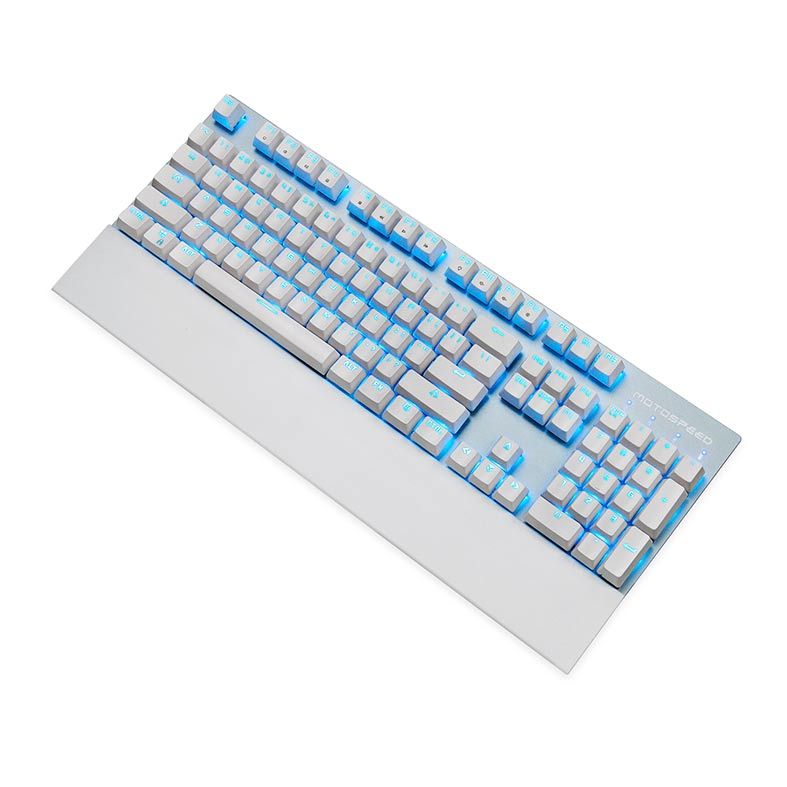 Teclado Mecanico Motospeed GK89 Branco Switch Vermelho Led Azul Wireless, FMSTC0033VEM