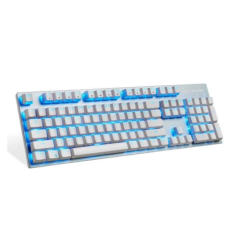 Teclado Mecanico Motospeed GK89 Branco Switch Vermelho Led Azul Wireless, FMSTC0033VEM