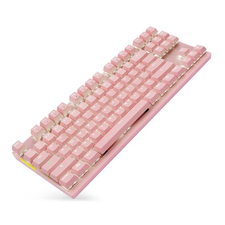Teclado Mecanico Motospeed GK82 Rosa Led Branco Wireless Switch Vermelho, FMSTC0051VEM