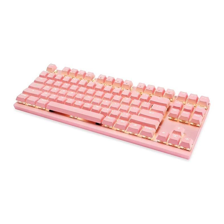 Teclado Mecanico Motospeed GK82 Rosa Led Branco Wireless Switch Vermelho, FMSTC0051VEM