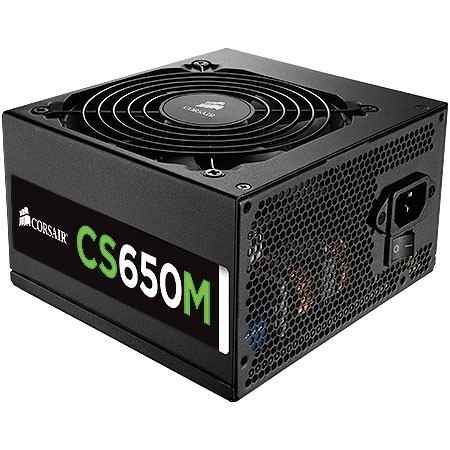 Fonte Corsair 650W CS650M Modular, Certificado 80 Plus Gold, PFC Ativo, CP-9020077-WW - BOX
