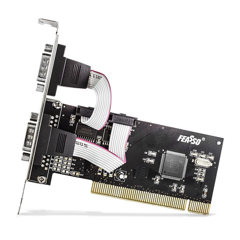 Placa PCI Feasso FPSS-01 2 Serial DB-9 Para Impressora, FPSS-01