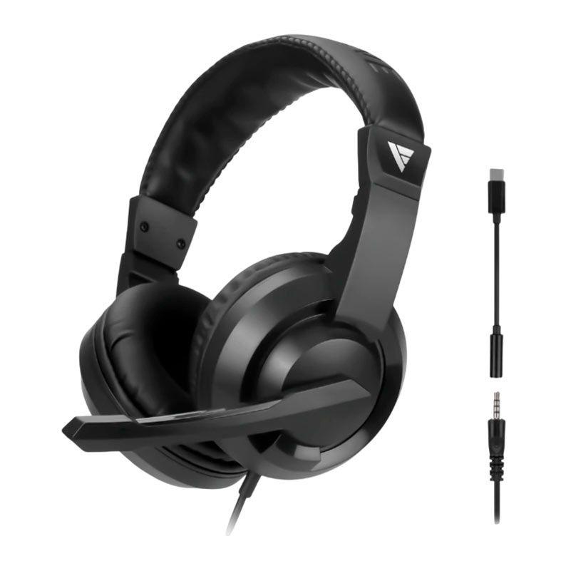 Headset Gamer Force One Crosslink, Drivers 40mm, Preto, FR.AU.CL.01