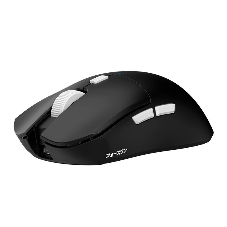 Mouse Gamer Pro Force One Hoku, 26000DPI, Wireless e USB-C, Preto e Branco, FR.MO.HK.01