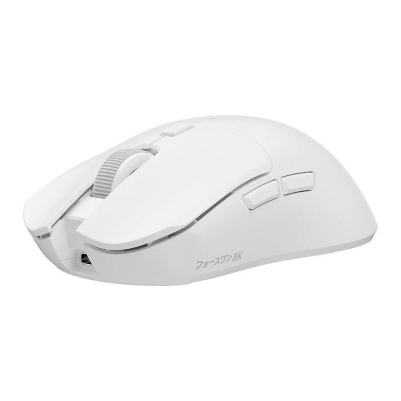 OPENBOX Mouse Gamer Force One Hoku Pro White 2.0, 26000DPI, 6 Botoes, Wireless, FR.MO.HK.04