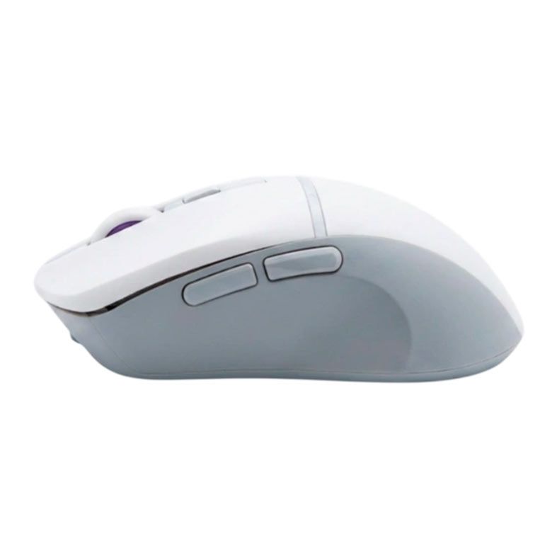 Mouse Gamer Force One Precision, RGB, 3200DPI, Wireless, 5 Botoes, Branco, FR.MO.PR.02