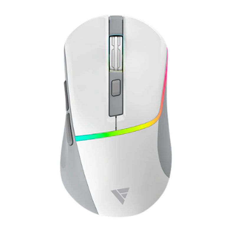 Mouse Gamer Force One Precision, RGB, 3200DPI, Wireless, 5 Botoes, Branco, FR.MO.PR.02