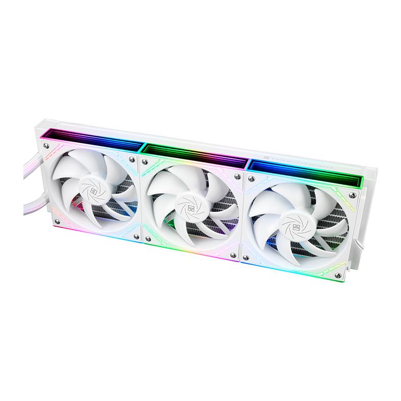 Water Cooler Thermalright Frozen Warframe 360 SE V2, ARGB, 360mm, Branco, TR-FW-360-SEV2-WH-ARGB