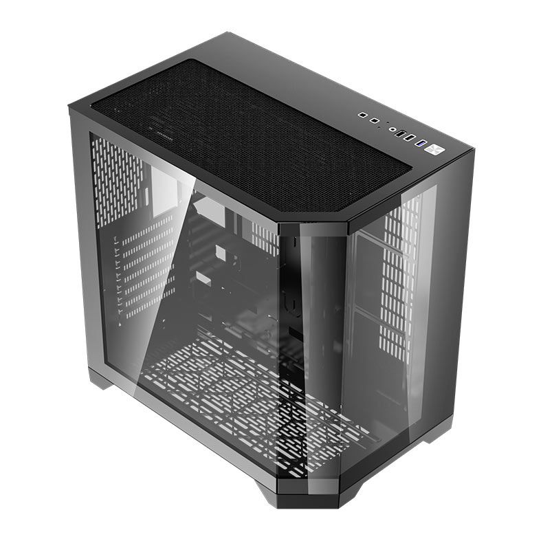 Gabinete Gamer Aigo Darkflash FT418 Pro, Mid-Tower, Lateral de Vidro, Preto, FT418-PRO-PC-CASE-BLACK