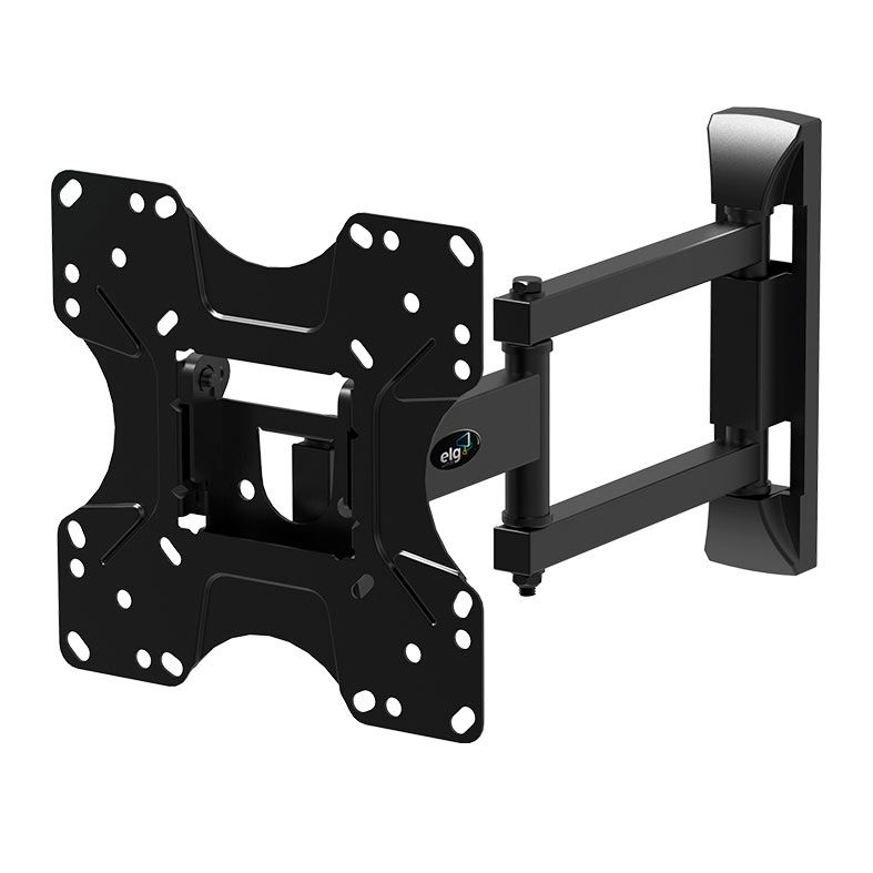Suporte Articulado Para TV ELG, 15 Pol. a 43 Pol., Preto, FULL20 PRO