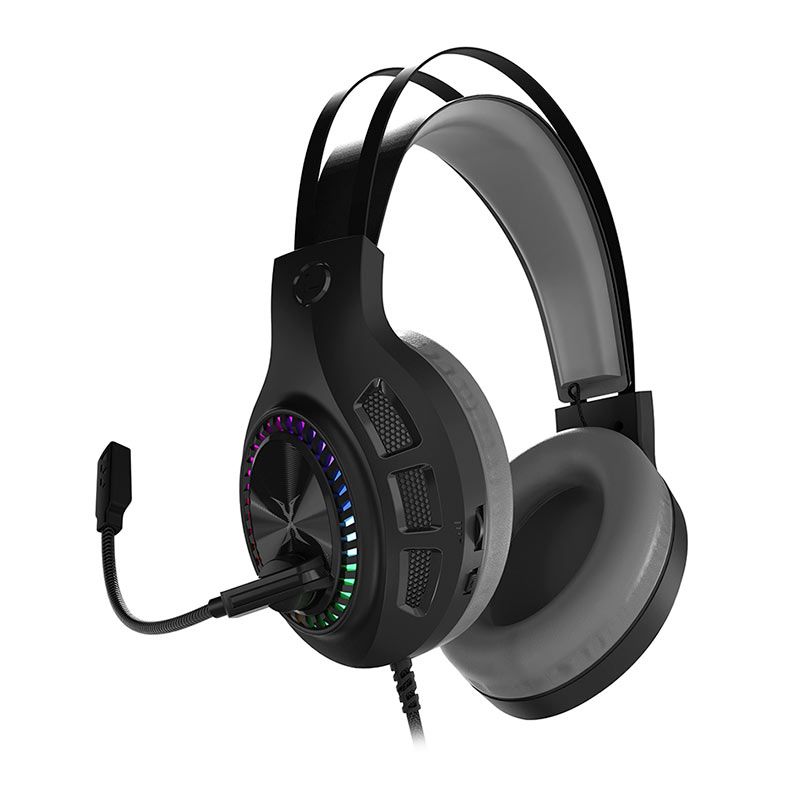 Headset Gamer Foxxray Bal-E69, RGB, Drivers 50mm, Preto, FXR-BAL-E69-BK