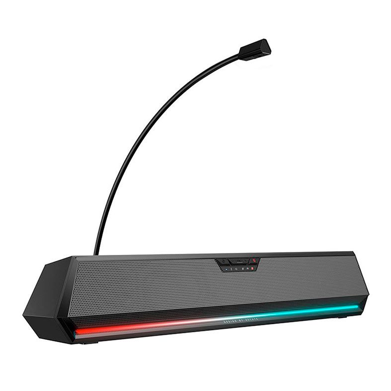 Soundbar Gamer Edifier G1500 Bar, RGB, 5W RMS, Bluetooth, Preto, G1500-BAR-BK