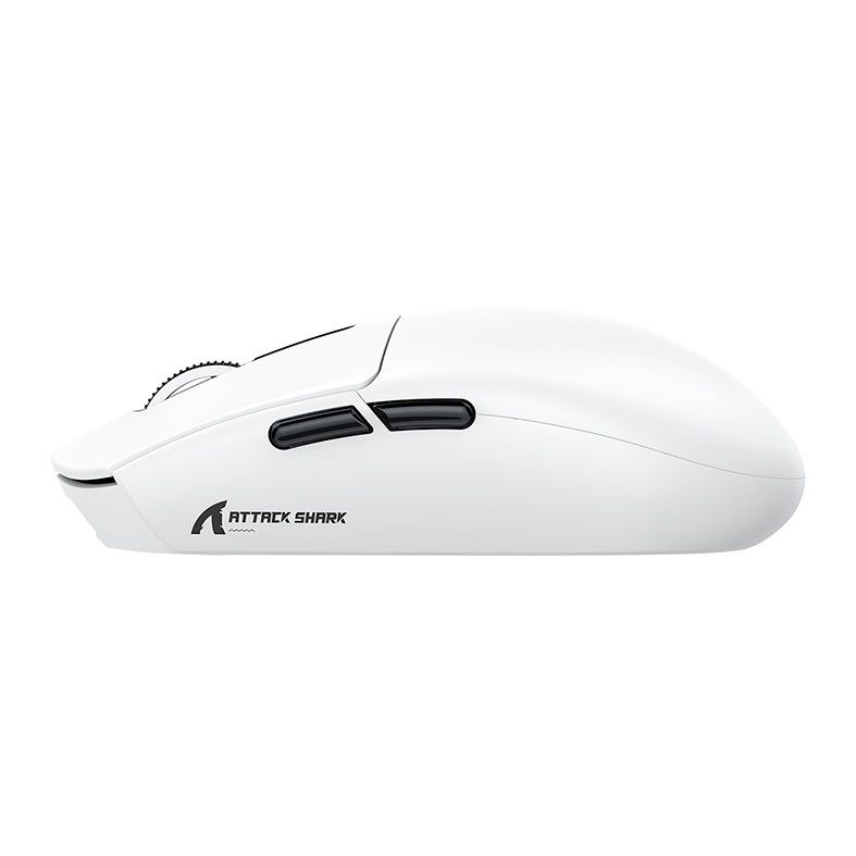 Mouse Gamer Attack Shark G3PRO, 25000DPI, 5 Botoes, Tri-Mode, Branco, G3-PRO-WHITE