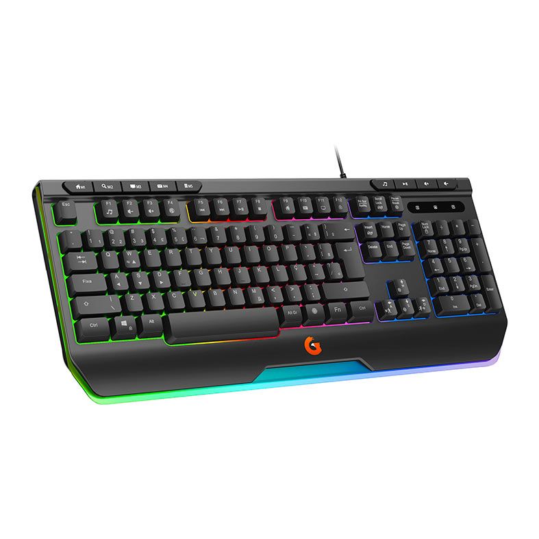 Teclado Gamer Geonav Spectral Light, RGB, ABNT2, Preto, G3TC01BK