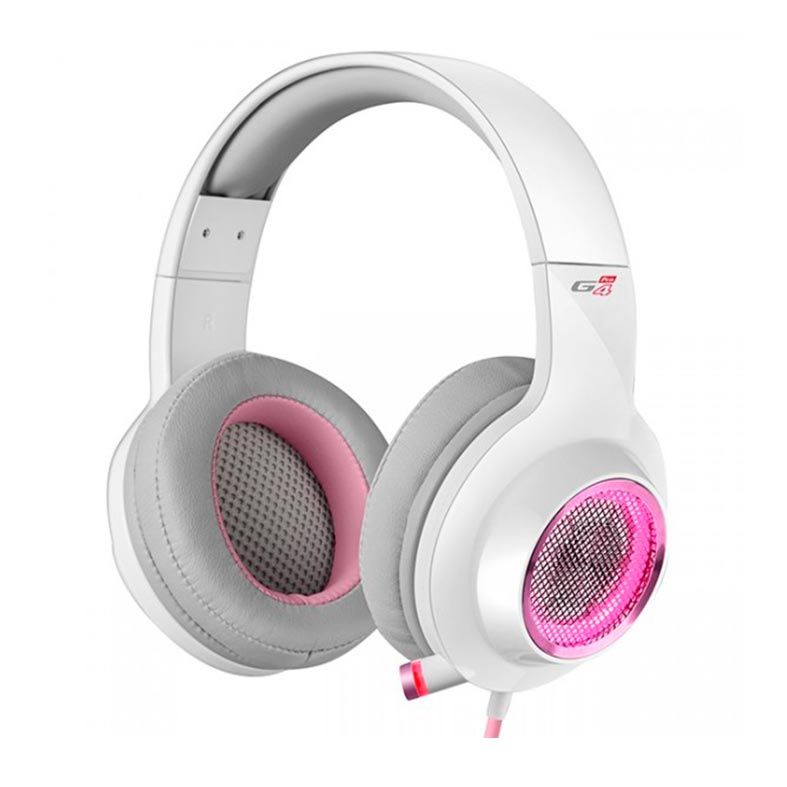 Headset Gamer Edifier G4 Pro RGB 7.1 Branco, G4-PRO-BRANCO