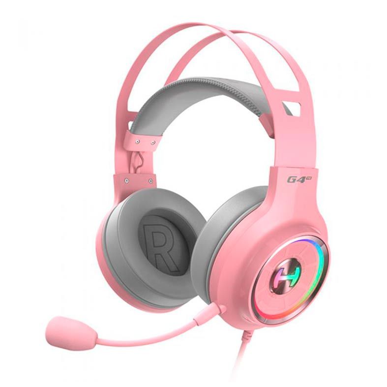 Headset Gamer Edifier G4 TE, RGB, Som Surround 7.1, Drivers 50mm, Rosa, G4-TE-PINK