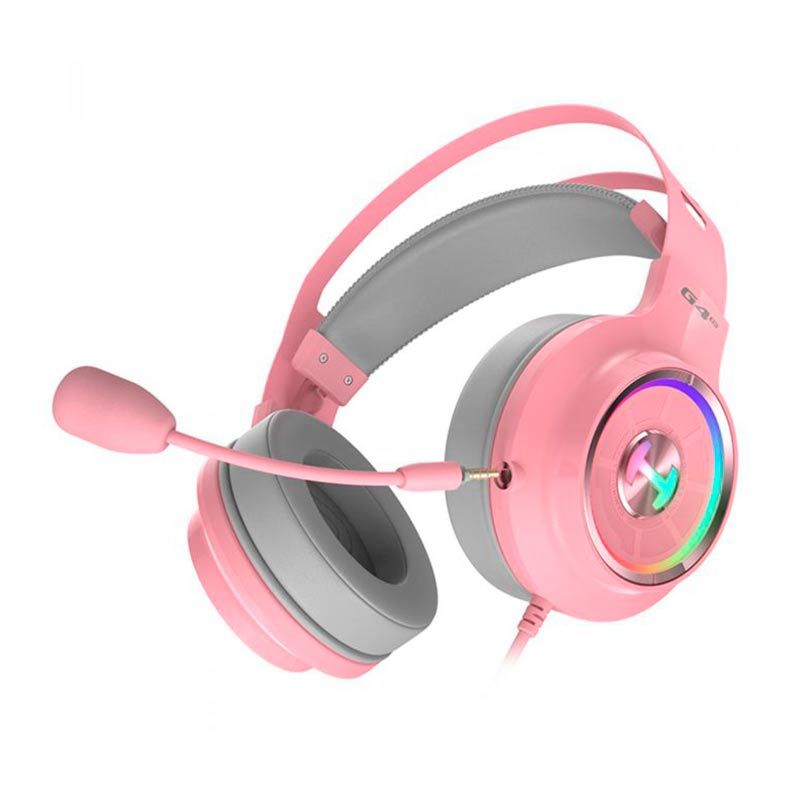 Headset Gamer Edifier G4 TE, RGB, Som Surround 7.1, Drivers 50mm, Rosa, G4-TE-PINK