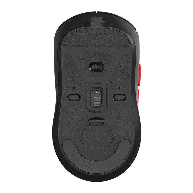 Mouse Gamer Marvo Niro 60, 12000DPI, 6 Botoes, Tri-Mode, Preto e Vermelho, G964W-BK