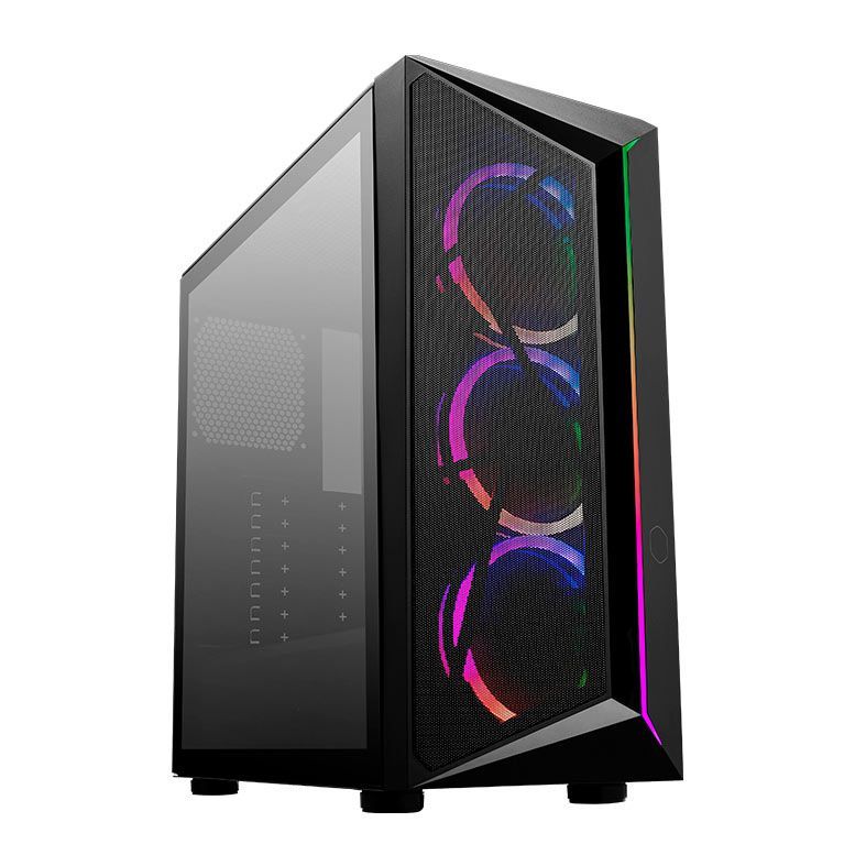 PC Gamer Pichau Cooler Master, AMD Ryzen 5 5500, GeForce RTX 3060 12GB, 16GB DDR4, SSD 480GB