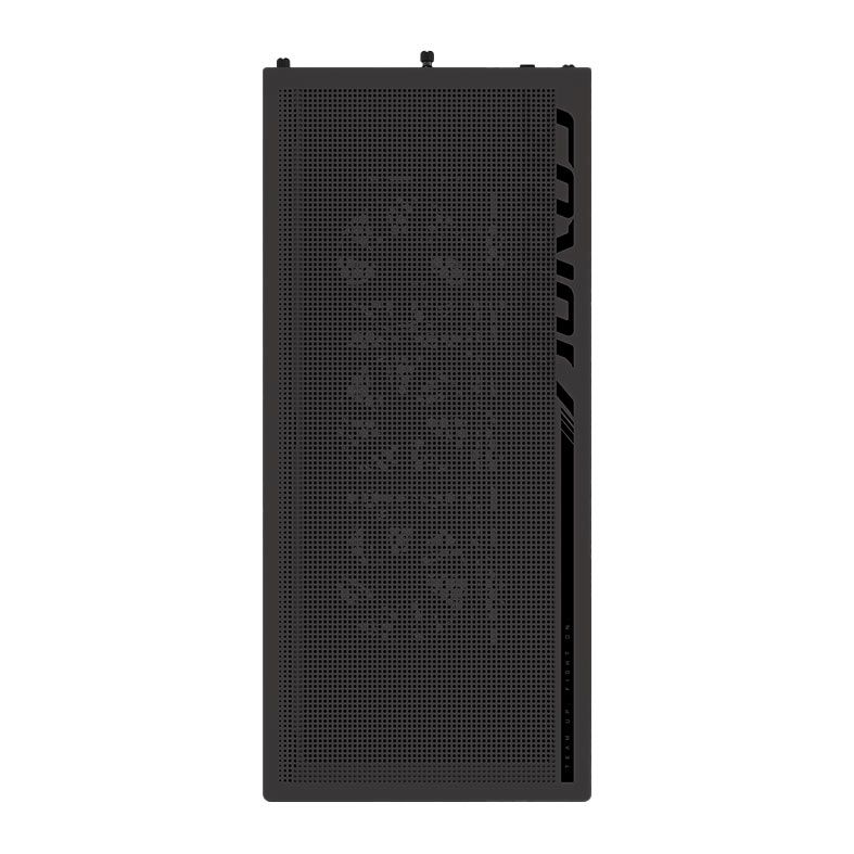 Gabinete Gamer Gigabyte Aorus C400 Glass, ARGB, Mid-Tower, Lateral de Vidro, Com 4 Fans, Preto, GB-AC400G
