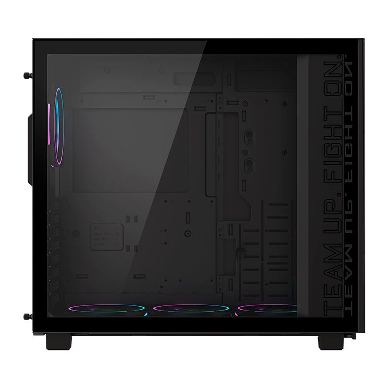 Gabinete Gamer Gigabyte Aorus C400 Glass, ARGB, Mid-Tower, Lateral de Vidro, Com 4 Fans, Preto, GB-AC400G