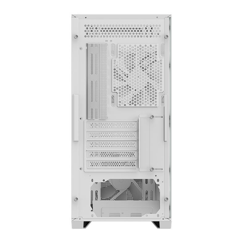 Gabinete Gamer Gigabyte C102 Glass Ice, Mid-Tower, Lateral de Vidro, Com 2 Fans, Branco, GB-C102GI