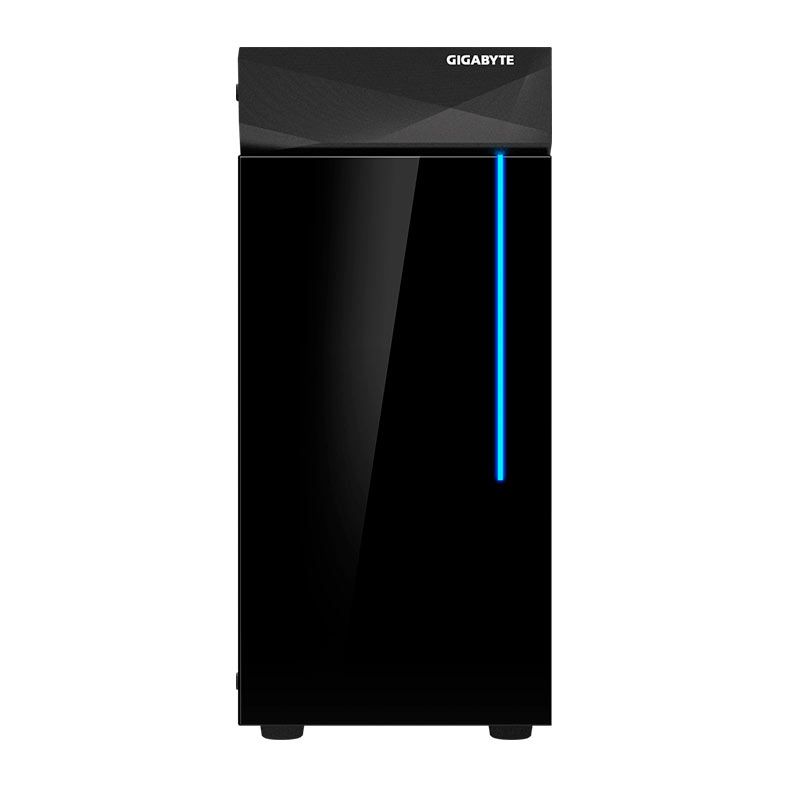 Gabinete Gamer Gigabyte C200, RGB, Mid-Tower, Lateral de Vidro, Preto, GB-C200G