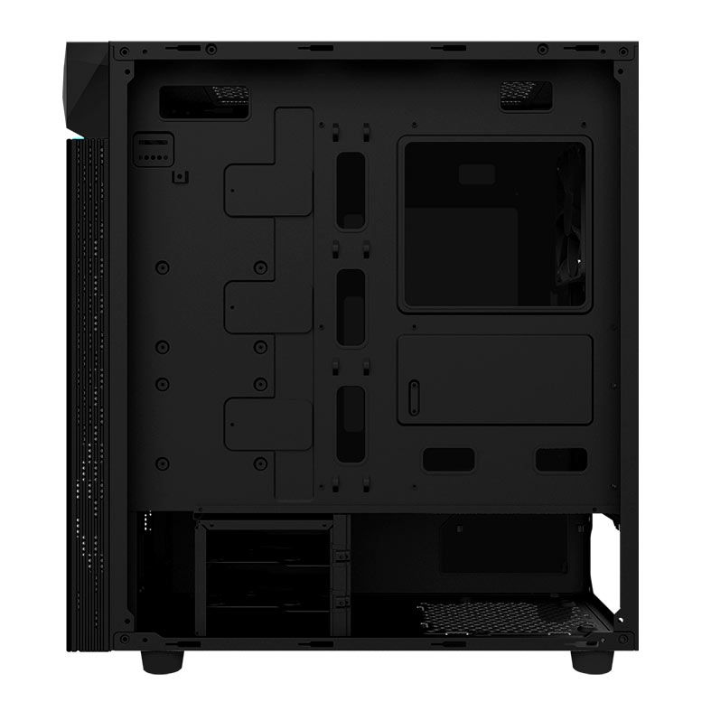 Gabinete Gamer Gigabyte C200, RGB, Mid-Tower, Lateral de Vidro, Preto, GB-C200G