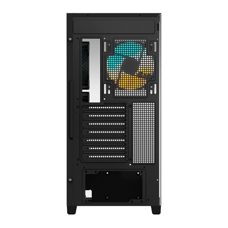 Gabinete Gamer Gigabyte C500 Panoramic Stealth, ARGB, Mid-Tower, Lateral de Vidro, Com 4 Fans, Preto, GB-C500P-ST