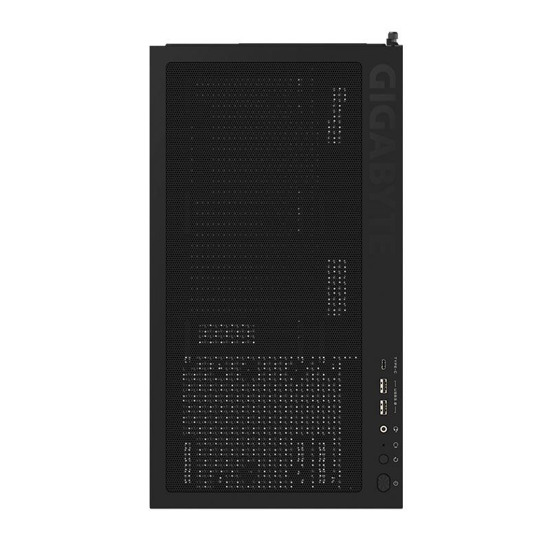 Gabinete Gamer Gigabyte C500 Panoramic Stealth, ARGB, Mid-Tower, Lateral de Vidro, Com 4 Fans, Preto, GB-C500P-ST