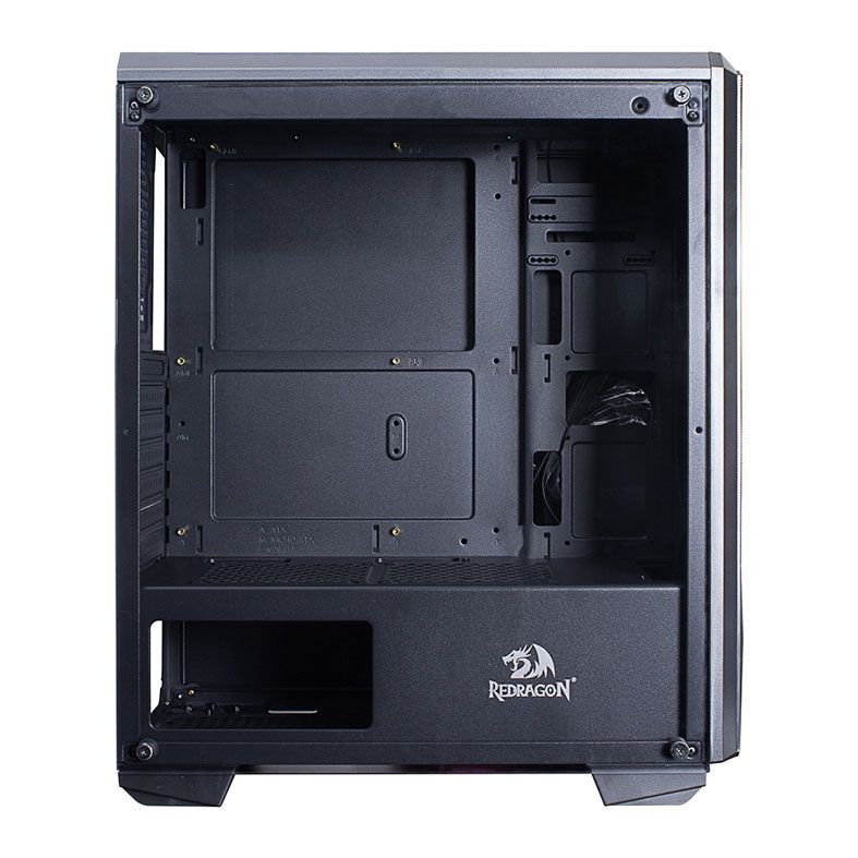 Gabinete Gamer Redragon Grindor Lateral Vidro Temp Preto, GC-510