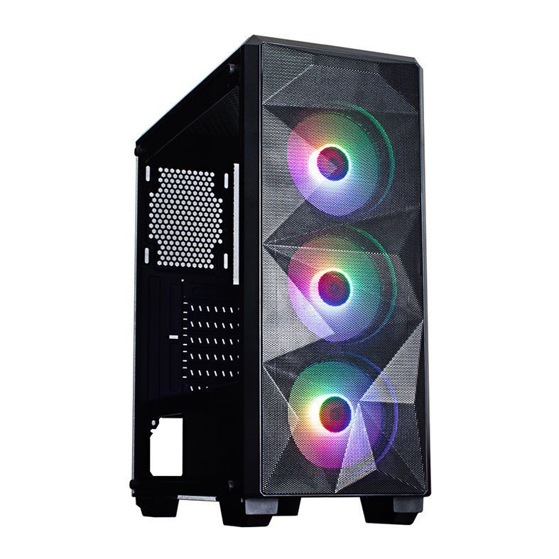 Gabinete Gamer Redragon Grindor Lateral Vidro Temp Preto, GC-510