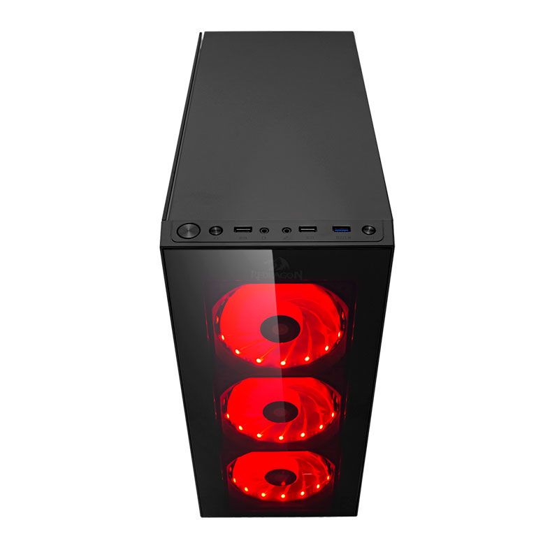 Gabinete Gamer Redragon Sideswipe Preto RGB, GC-601