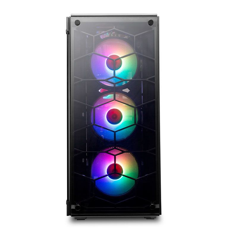 Gabinete Gamer Redragon Wheeljack Preto LED RGB, GC-606BK-RGB