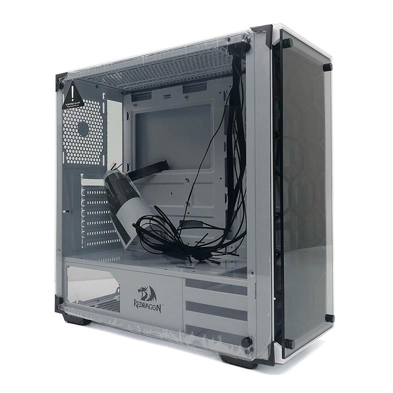 Gabinete Gamer Redragon Wheeljack Branco, GC-606WH