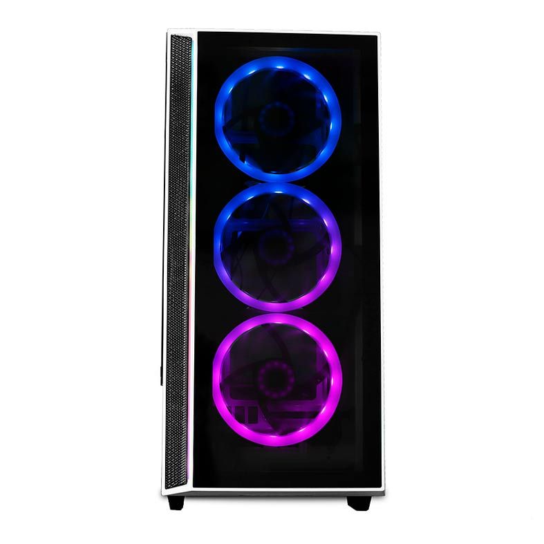 Gabinete Gamer Redragon Grapple Branco RGB, GC-607WH