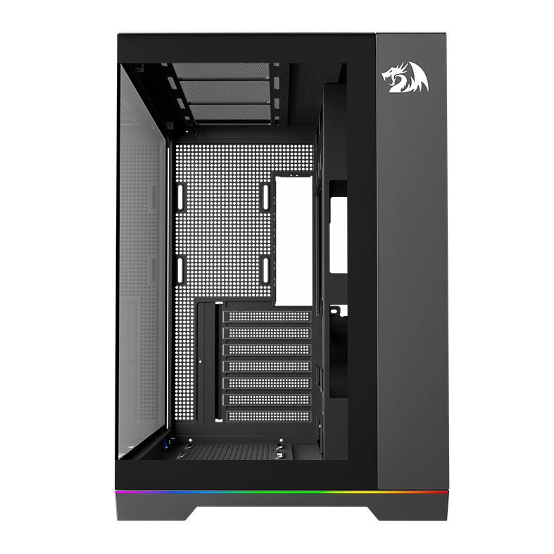 Gabinete Gamer Redragon Scalpel, ARGB, Mid Tower, Lateral de Vidro, Preto, GC-628