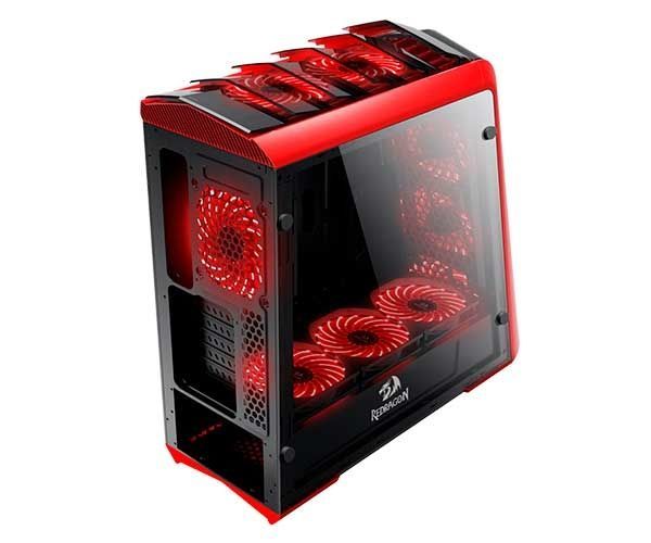 Gabinete Gamer Redragon Jetfire Preto RGB, GC-701