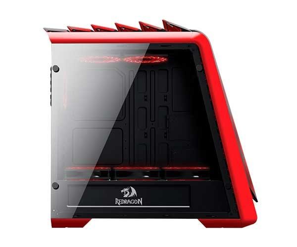 Gabinete Gamer Redragon Jetfire Preto RGB, GC-701