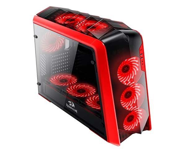 Gabinete Gamer Redragon Jetfire Preto RGB, GC-701