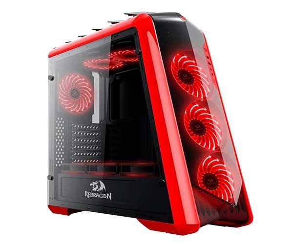 Gabinete Gamer Redragon Jetfire Preto RGB, GC-701