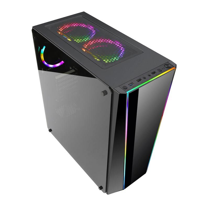 Gabinete Gamer Redragon Tailgate Preto RGB, GC-702