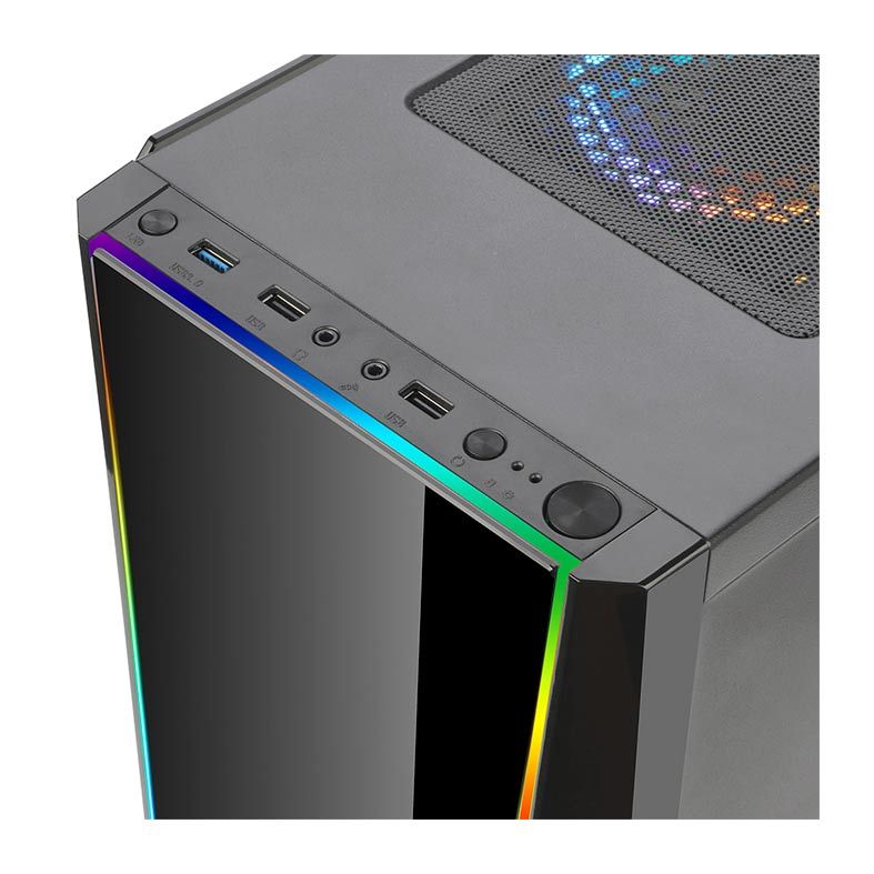 Gabinete Gamer Redragon Tailgate Preto RGB, GC-702