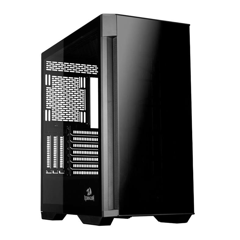 Gabinete Gamer Redragon Megatron Vidro Temp Preto, GC-705B