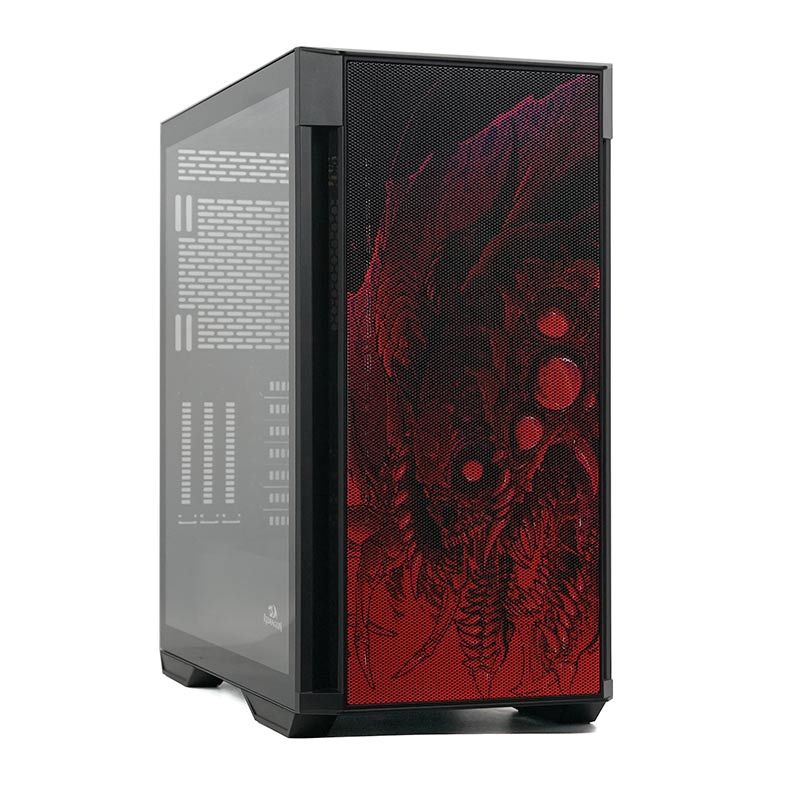 Gabinete Gamer Redragon Infernal Dragon Strafe Vidro Temp, GC-706IF