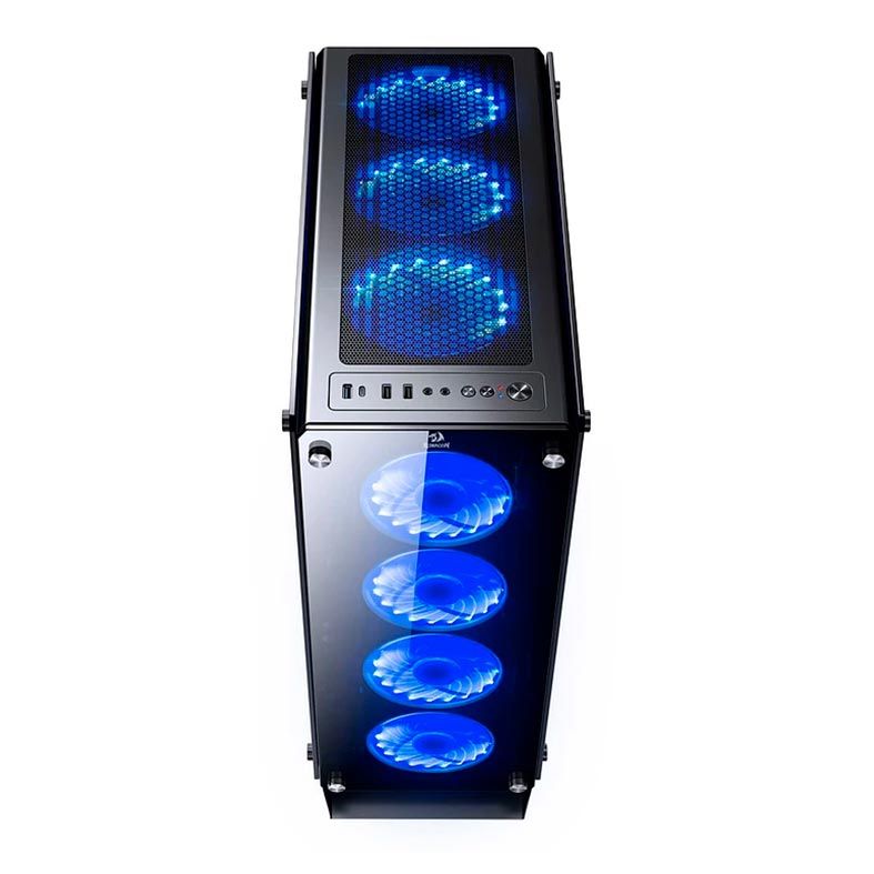 Gabinete Gamer Redragon Ironhide Preto RGB, GC-801