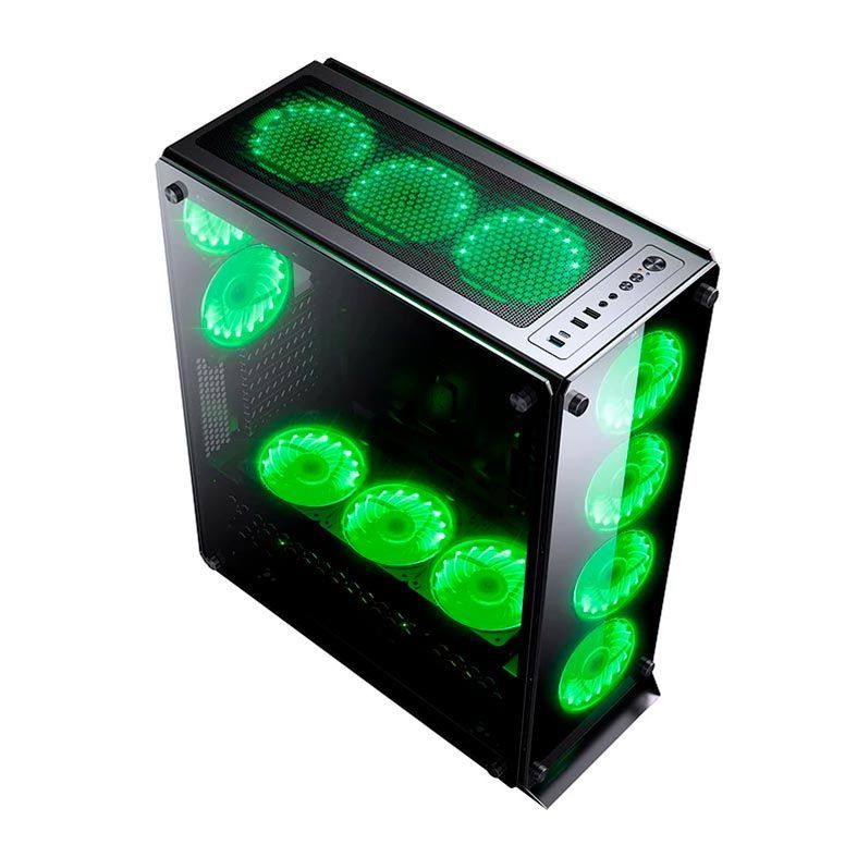 Gabinete Gamer Redragon Ironhide Preto RGB, GC-801
