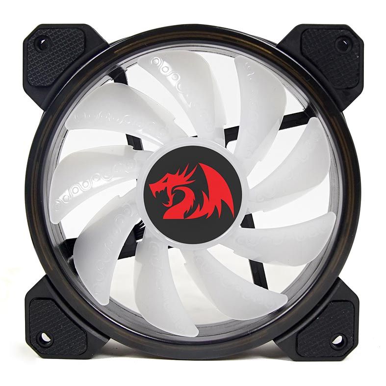 Kit Ventoinhas Redragon RGB 3x120mm c/ Controle, GC-F009